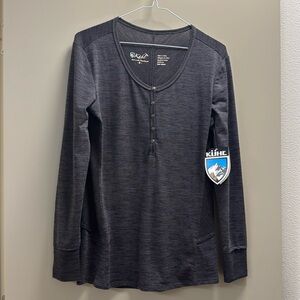 KUHL SVENNA HENLEY TOP WOMENS M